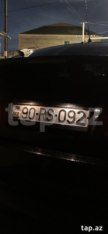 Avtomobil qeydiyyat nişanı - 90-RS-092