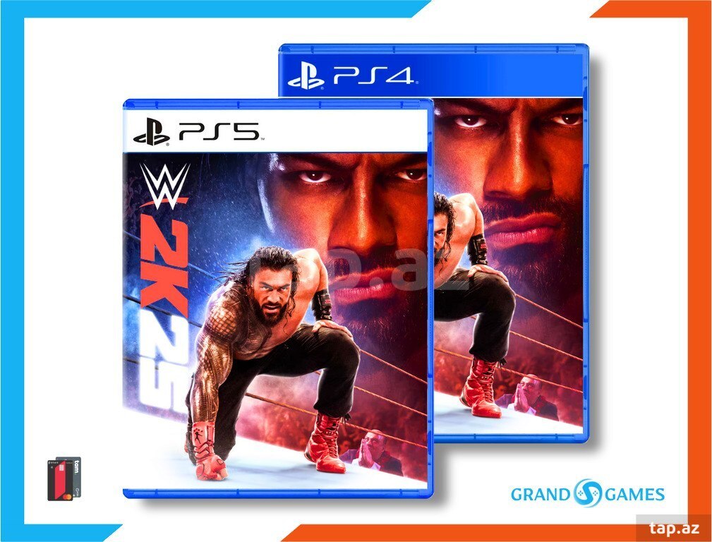 PS4/PS5 üçün "WWE 2K25" oyun diski