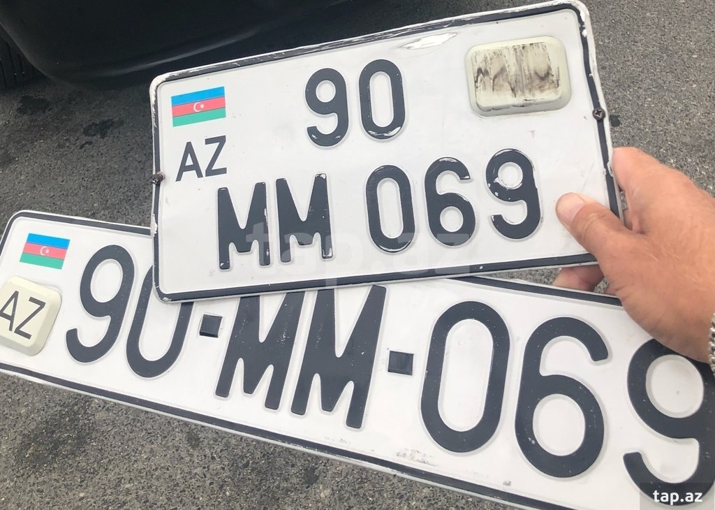 Avtomobil qeydiyyat nişanı - 90-MM-069 (2)