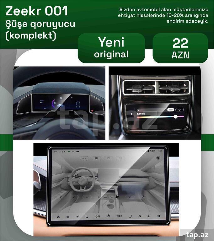 "Zeekr 001" şüşə qoruyucusu