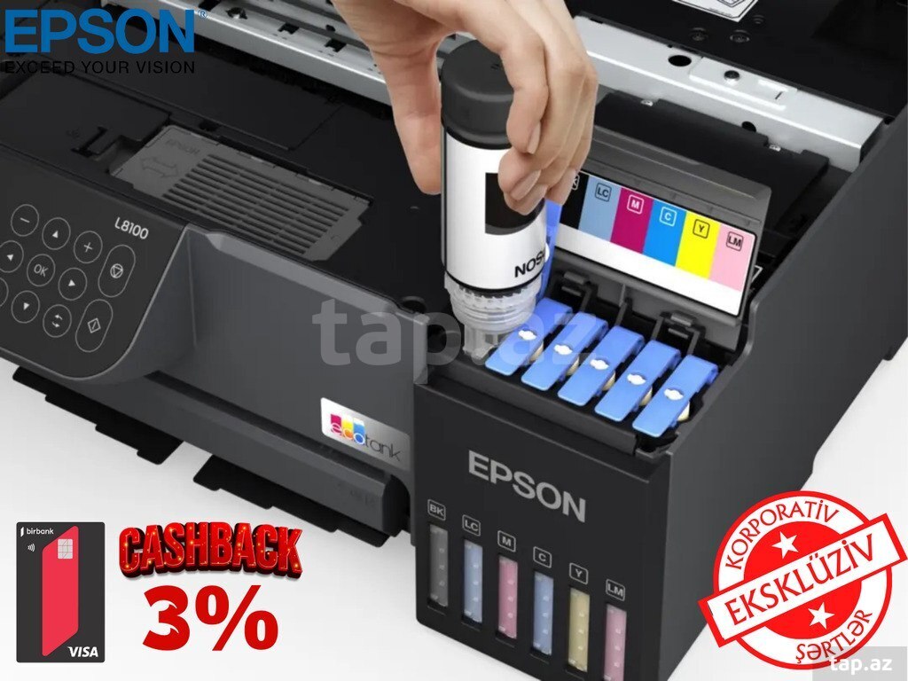 Printer "Epson L8100 CISMETA C11CK94401" (6)
