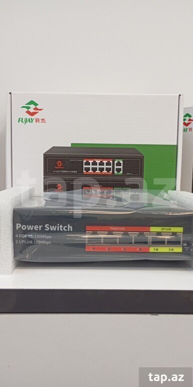 4 port POE switch
