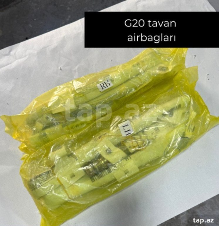 "BMW G20" tavan airbagları