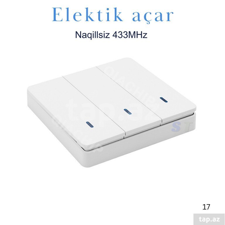 433MHz naqilsiz elektrik açarı (18)