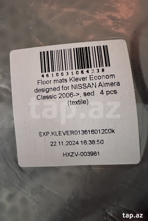 "Nissan Sunny 2002-2010" parça ayaqaltıları (3)