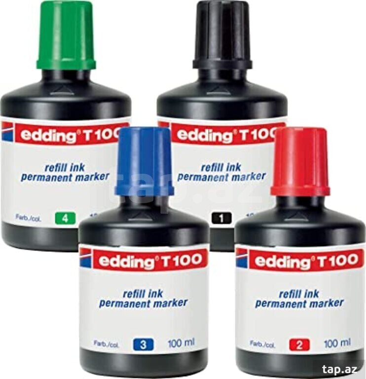 Silinməyən mürəkkəb T100 edding PERMANENT