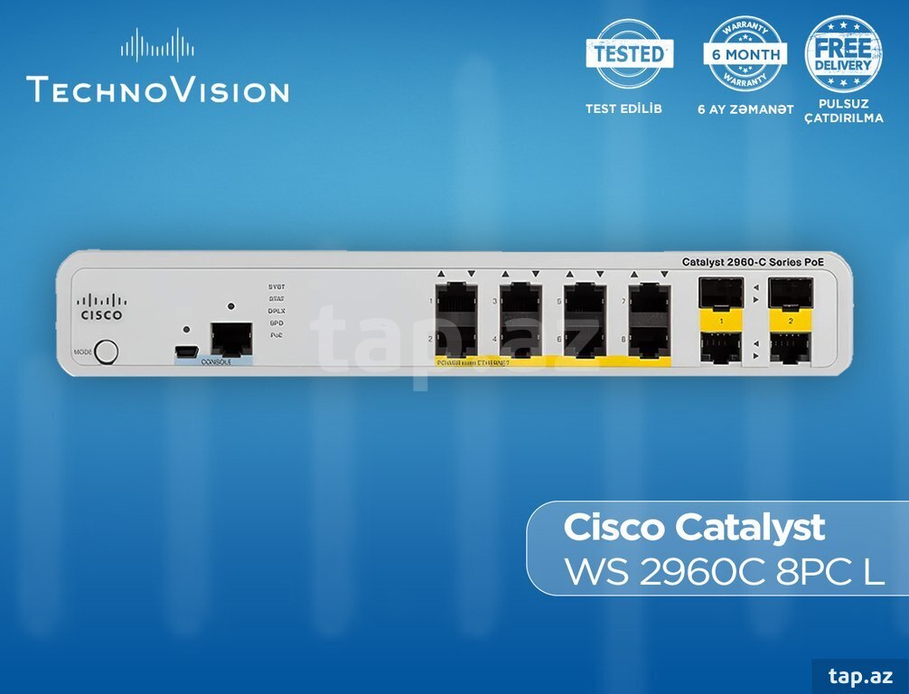Cisco Catalyst WS 2960C 8PC L (3)