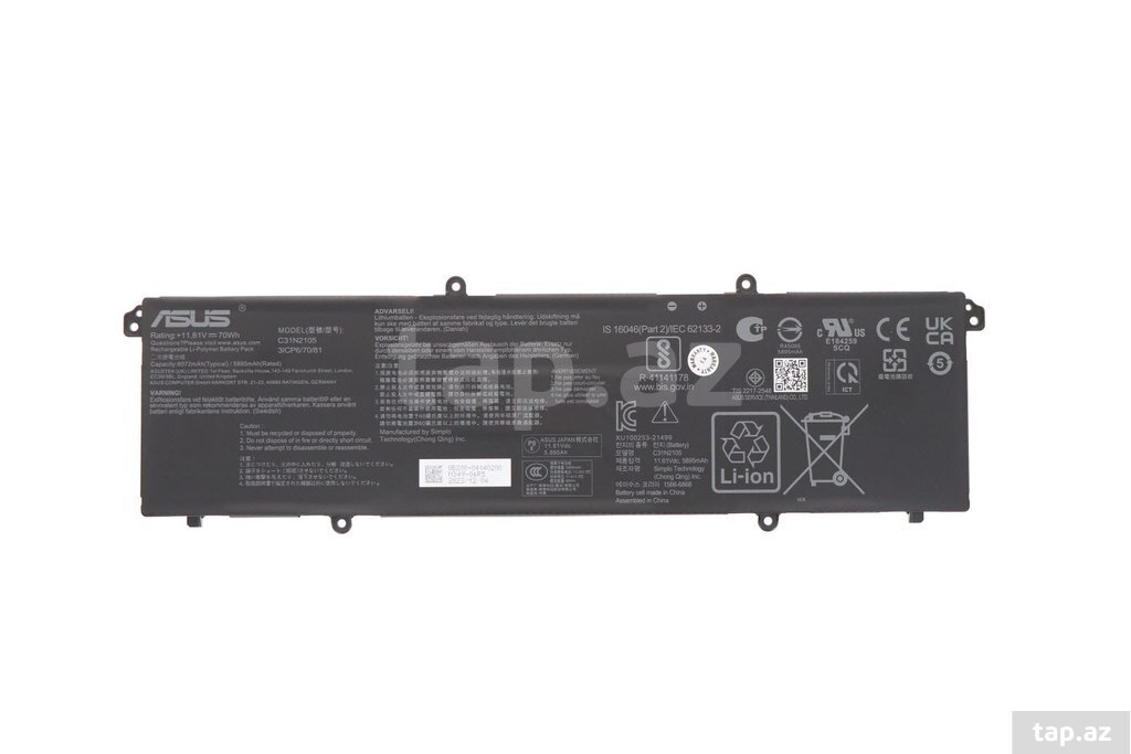 "Asus C31N2105" batareyası