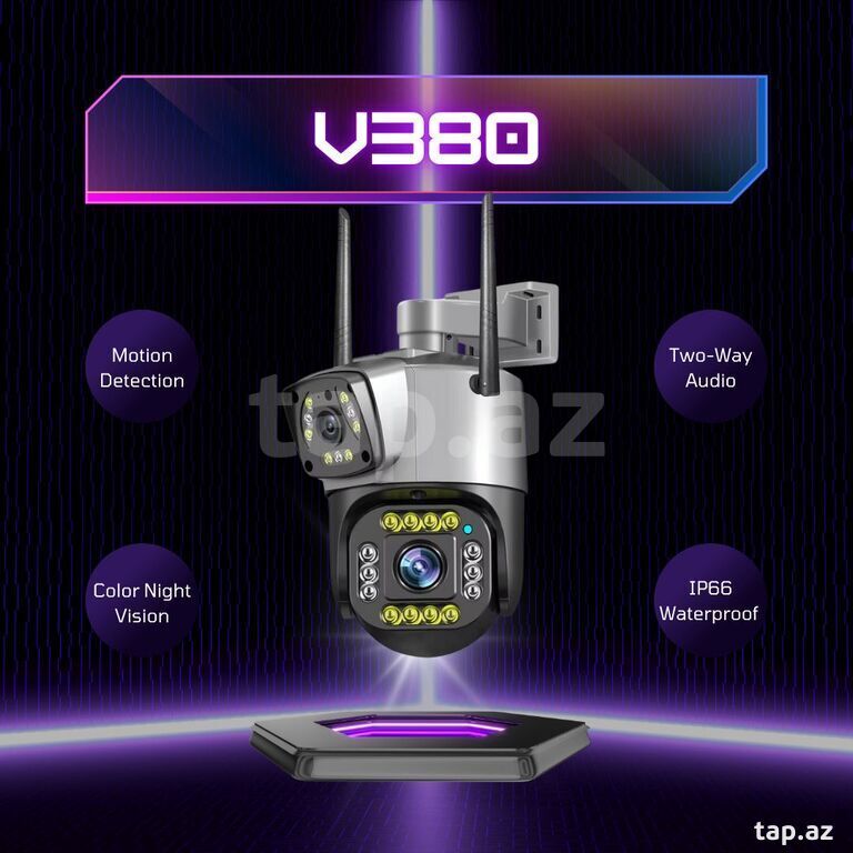V380 4G 8MP PTZ kamera
