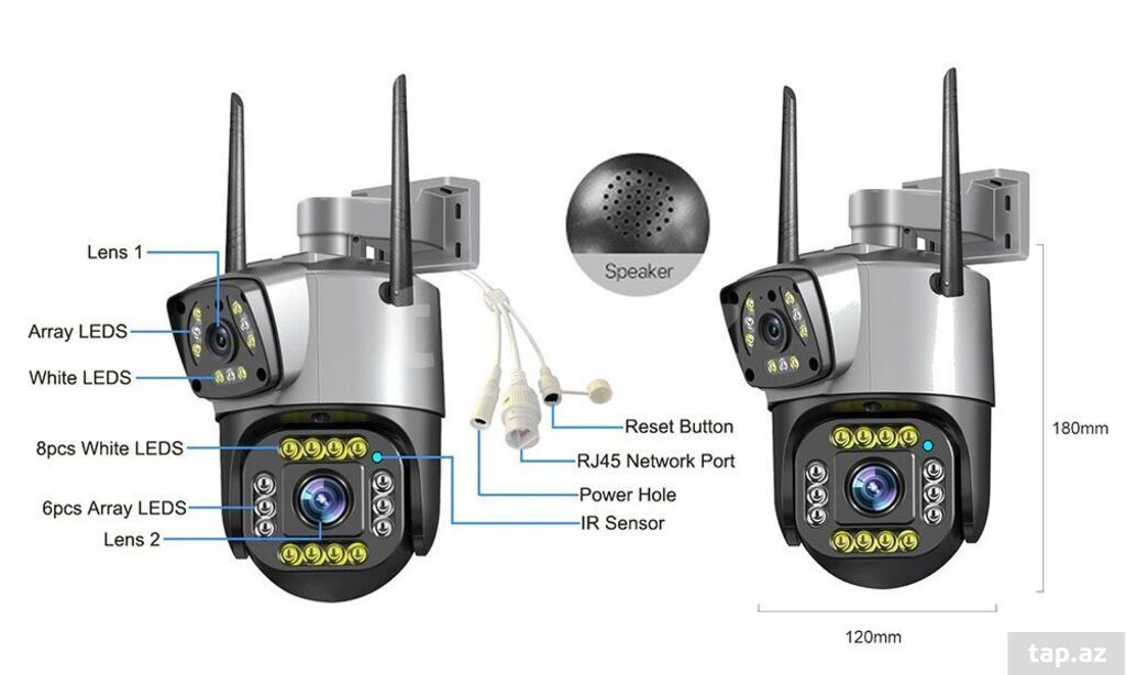 V380 4G 8MP PTZ kamera (2)