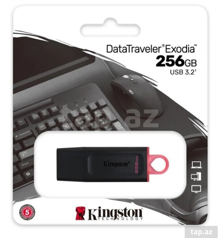 Yaddaş kartı "Kingston DataTraveler Exodia 256GB - USB 3.2"