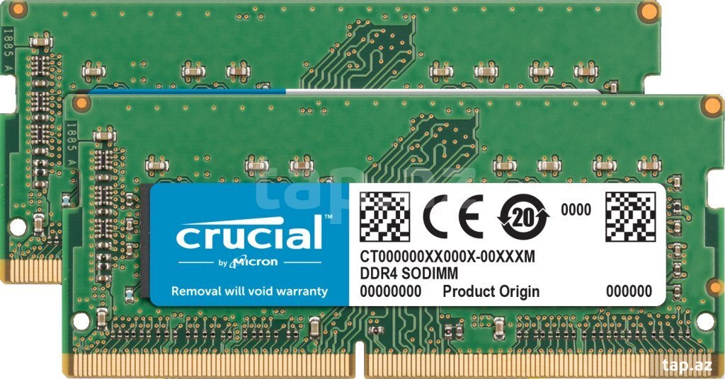 RAM "Crucial" 4GB / 8GB / 16GB 