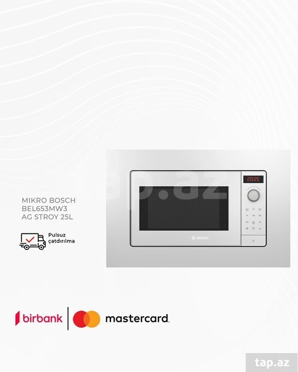 Mikrodalğalı soba "Bosch BEL653MW3"