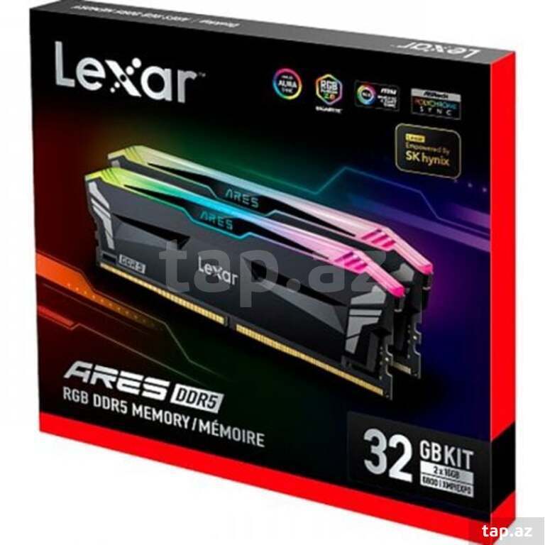 RAM Lexar ARES DDR5 32GB (2x16GB) 6800Mhz RGB (3)