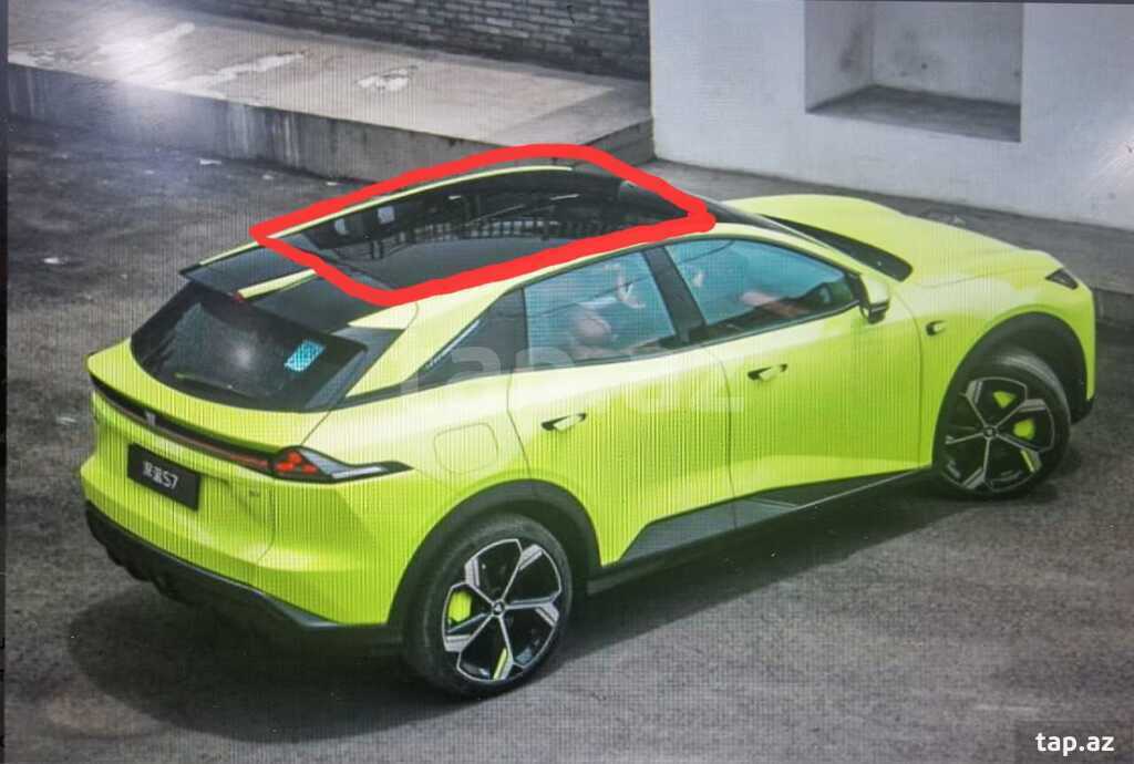 "Changan Deepal S7" üst tavan hissəsi