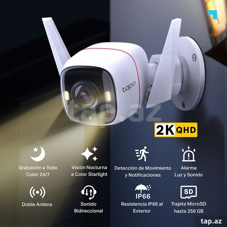 Təhlükəsizlik kamerası Wi-Fi "TP-Link - TAPO C320WS"
