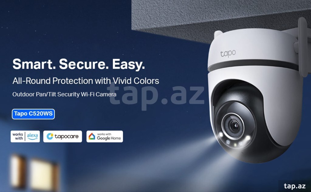 Təhlükəsizlik kamerası "TP-Link Tapo C520WS 4MP Outdoor Pan & Tilt Wi-Fi" (2)