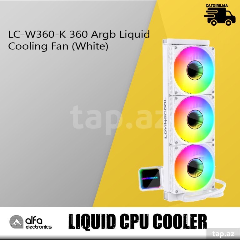ARGB CPU kuler "LovingCool LC-W360-K 360 (White)"
