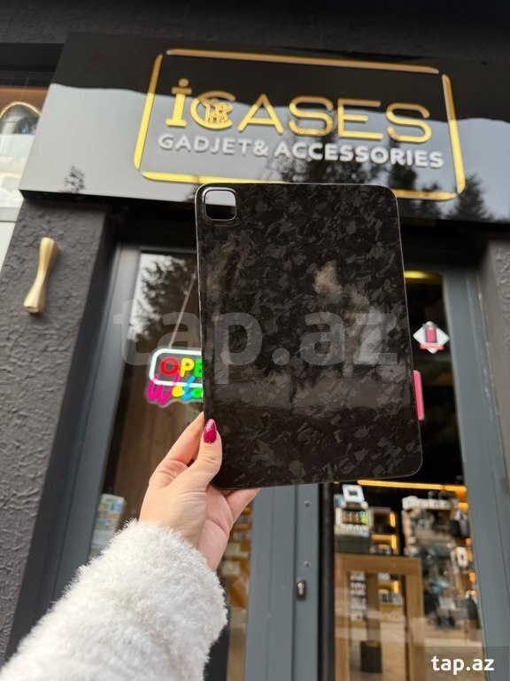 "Apple iPad" carbon parlaq case