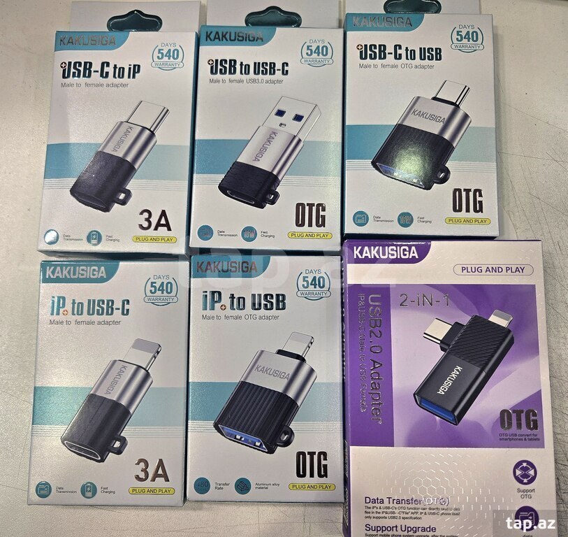 Type-C lightining USB OTG çevirici