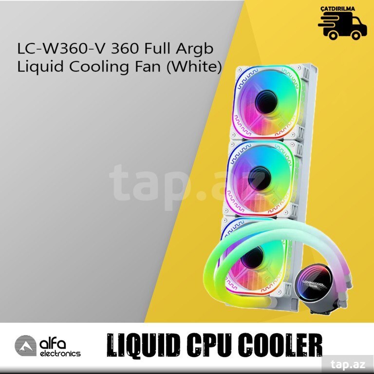 ARGB CPU kuler "LovingCool LC-W360-V 360 (White)"