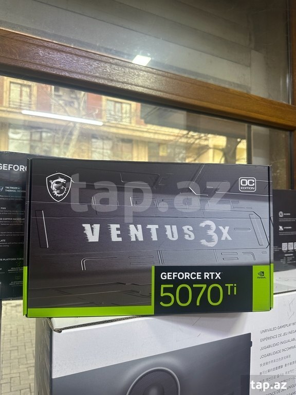 Video kart "MSI Ventus 3X GeForce RTX 5070Ti 16GB”