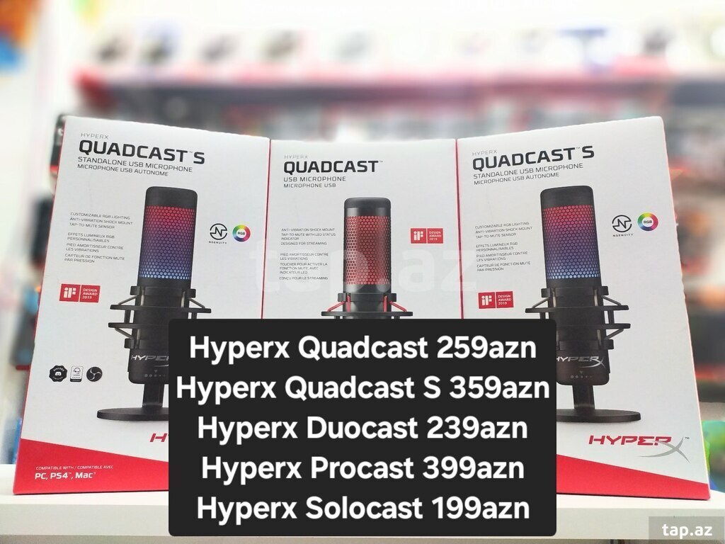 "Hyperx" quadcast mikrofon