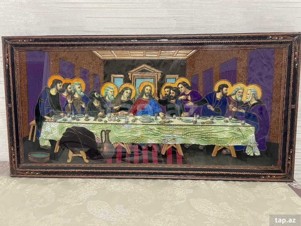 "İsa - sonuncu şam yeməyi" portreti