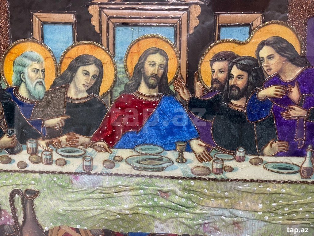 "İsa - sonuncu şam yeməyi" portreti (2)