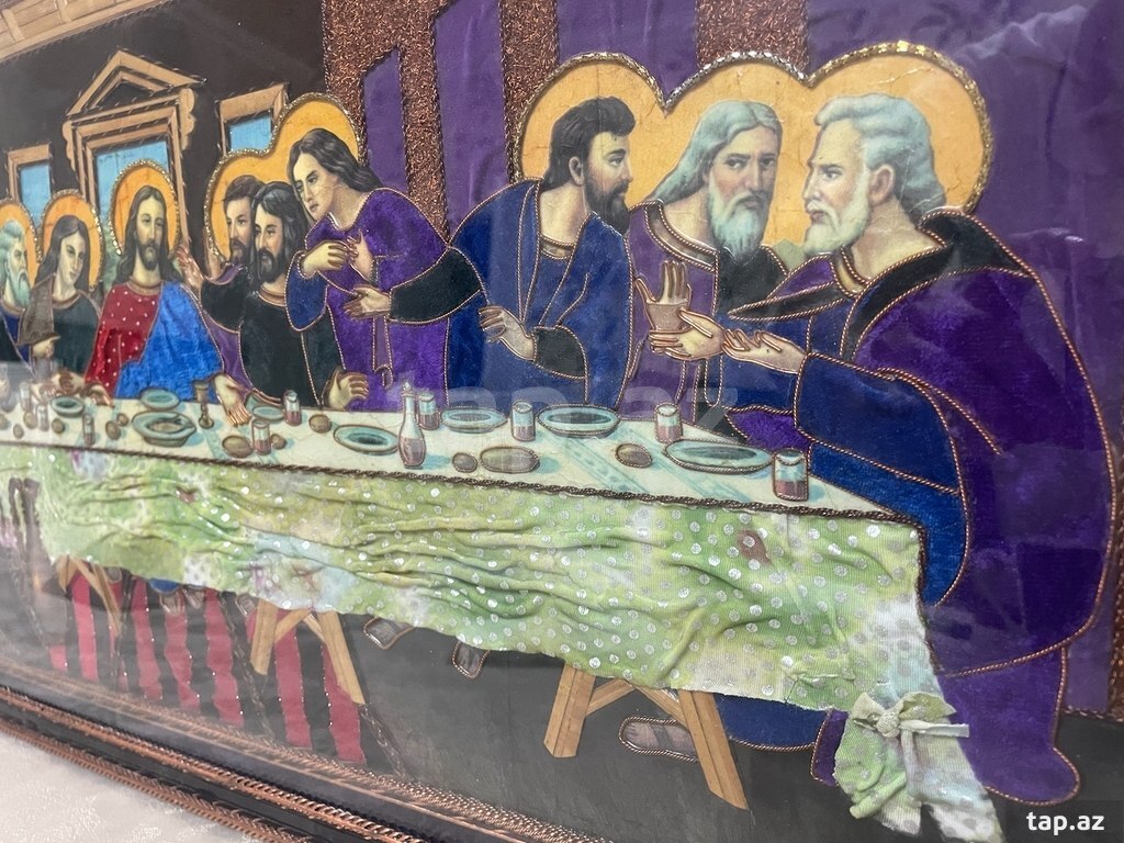 "İsa - sonuncu şam yeməyi" portreti (4)