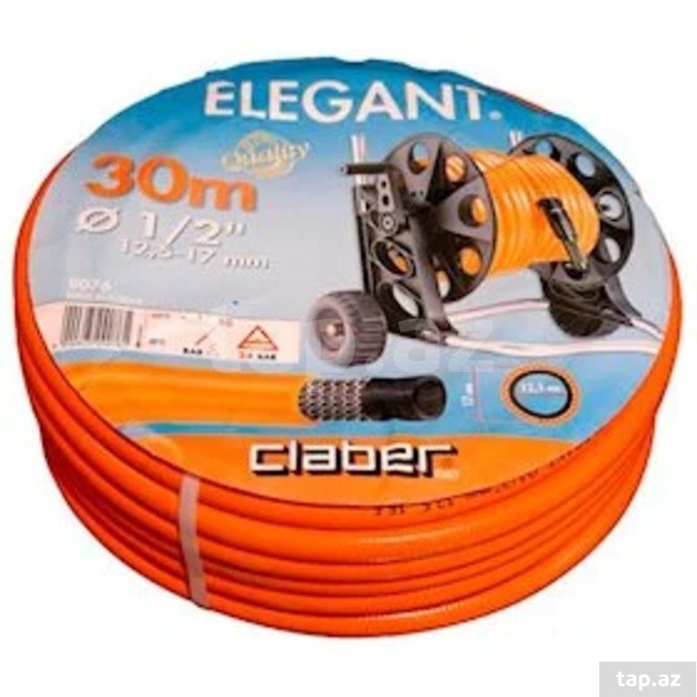 Suvarma üçün şlanq "Claber Elegant 1/2""