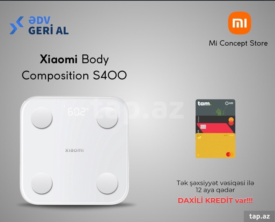 Tərəzi "Xiaomi Body Composition Scale S400"