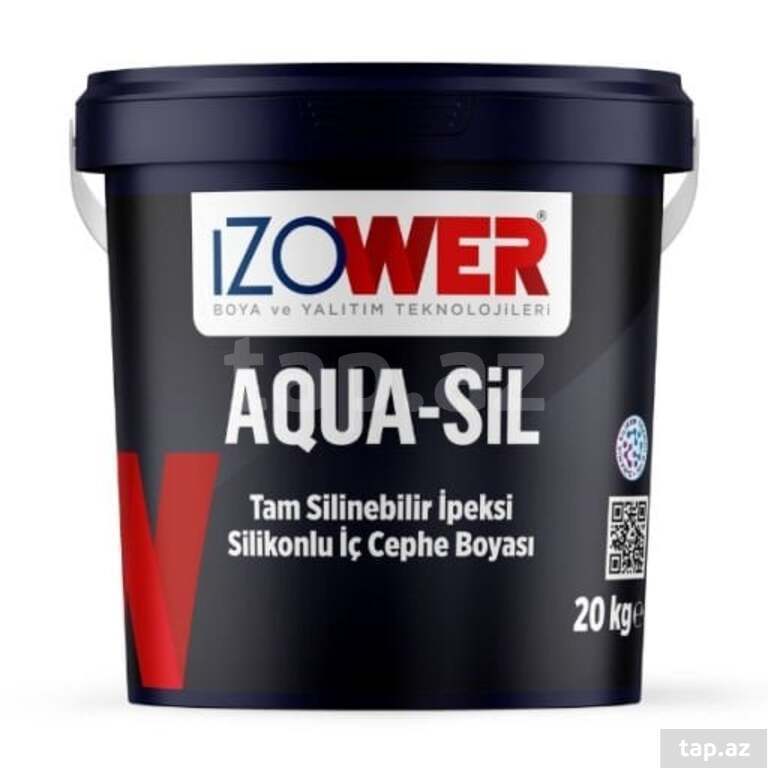 Aqua-sil ipeksi (tam silinə bilən) daxili fasad boyası 20kg