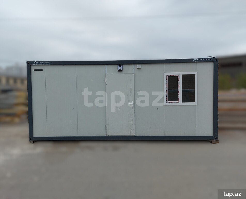 Ofis tipli sanitar qovşaqlı konteyner (6000 x 2400mm)