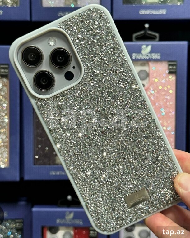"Apple iPhone 13 Pro" arxalığı "Swarovski"