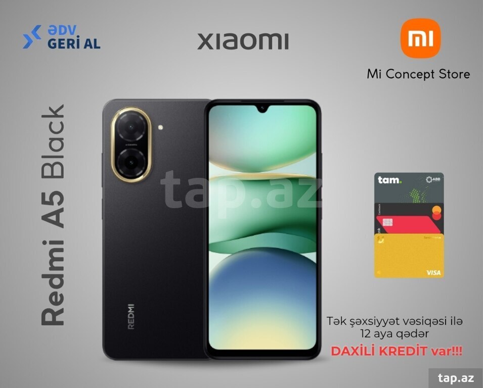 Xiaomi Redmi A5 Midnight Black 128GB/4GB