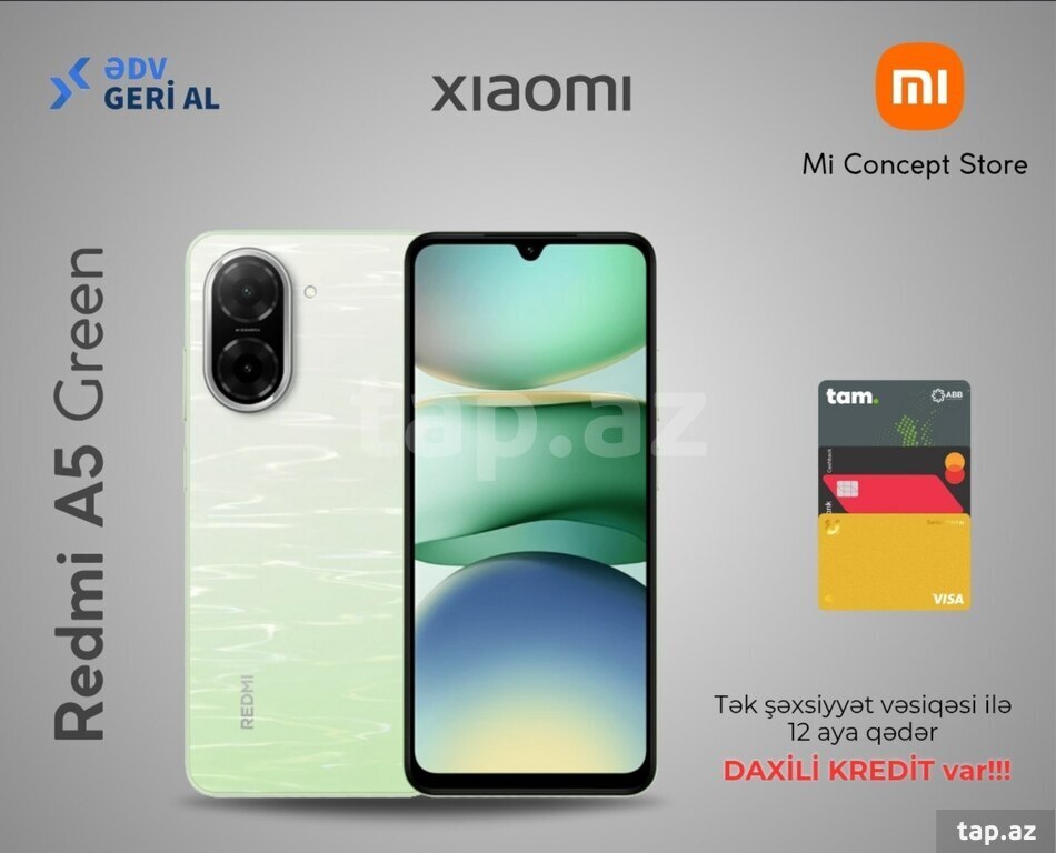 Xiaomi Redmi A5 Lake Green 128GB/4GB