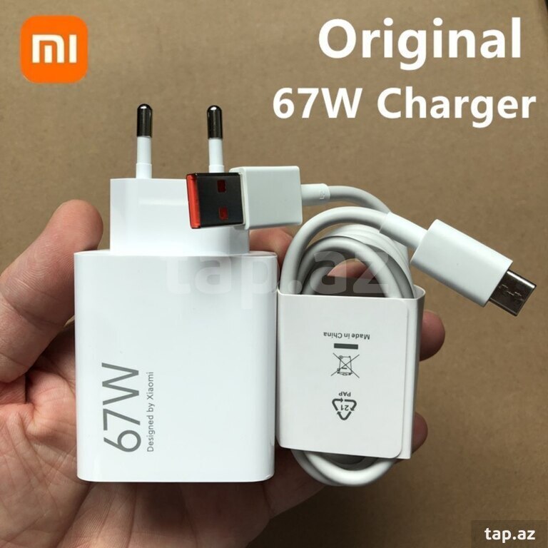 Orjinal Xiaomi Adapteri 67W Charger+ USB Cable (2)