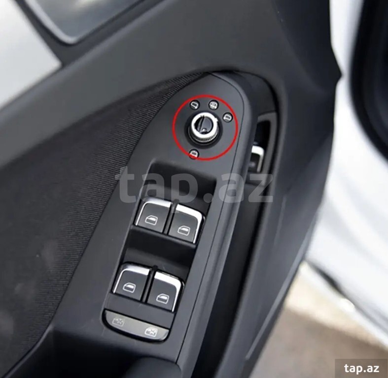 "Audi A6, A5, A4L, Q3, Q5" yan güzgü idarə edici düymə başlığı (2)