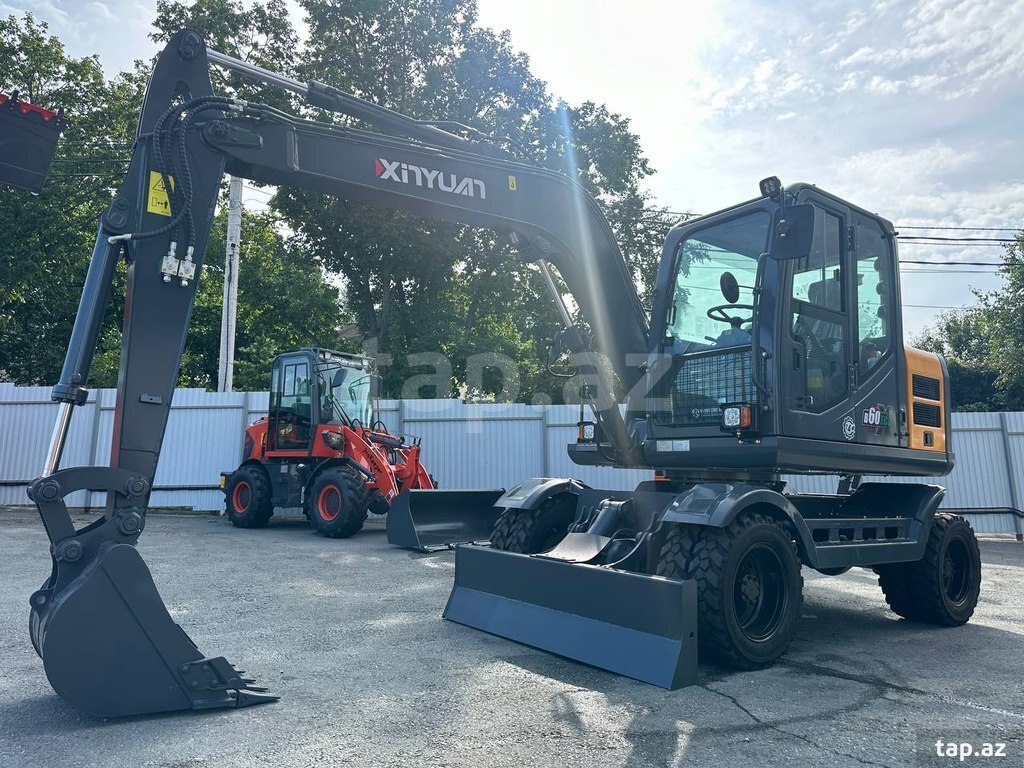 Təkərli Ekskavator mini 2025 il (6)
