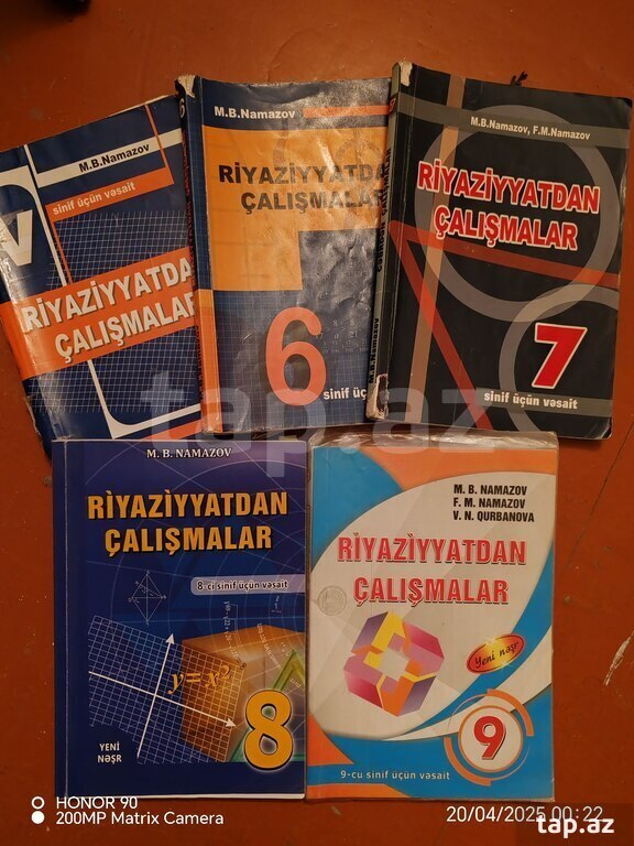Dərsliklər "Riyaziyyat"