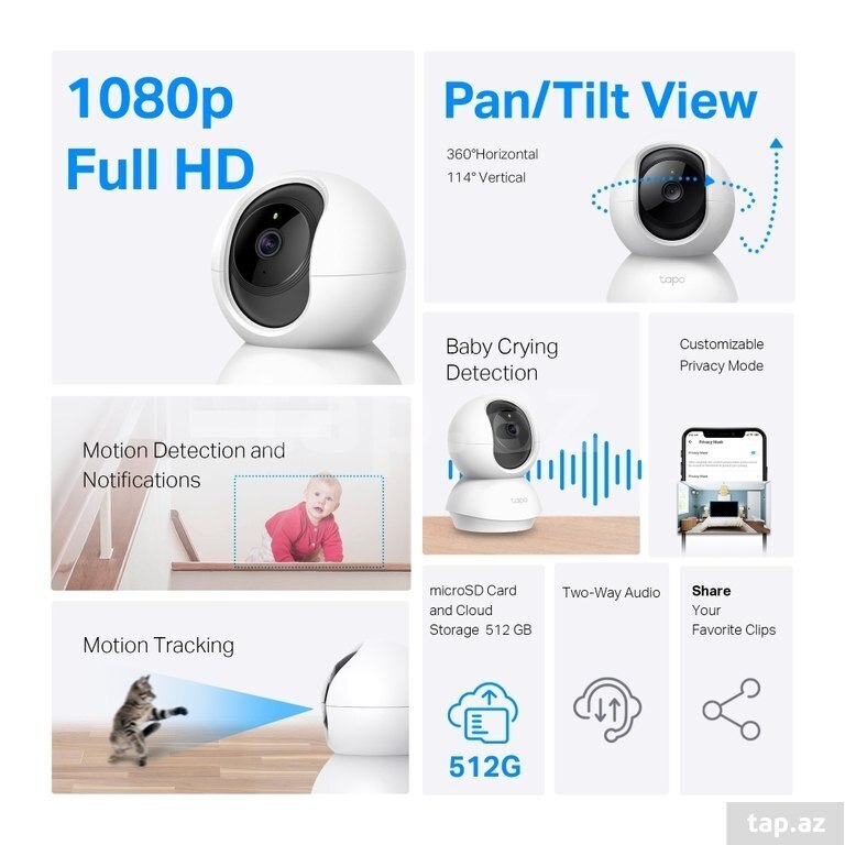 Tapo C200 Pan/Tilt Home Security Wi-Fi Camera (3)