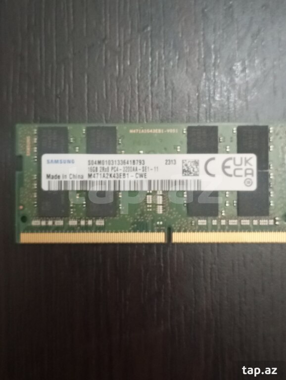 Noutbuk üçün RAM 16GB