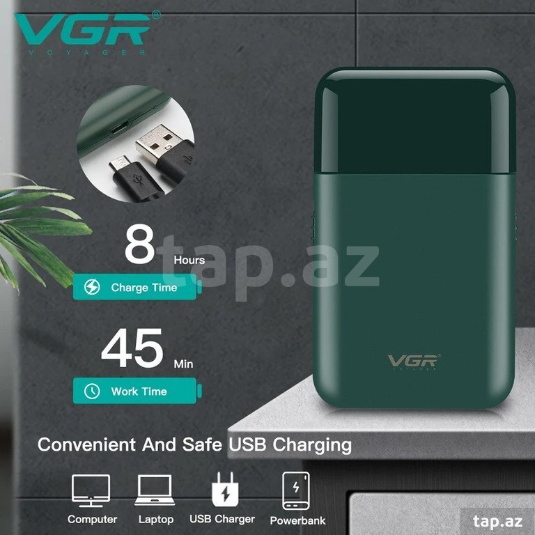 Təraş aparatı "VGR 390 Green" (3)