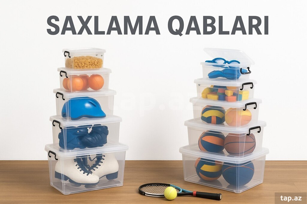 Plastik saxlama qutusu, qida saxlama qabı  (6)