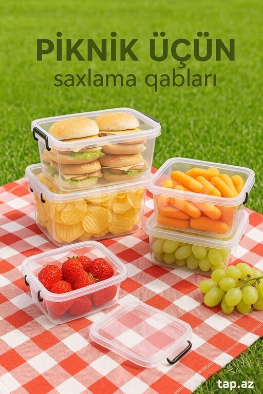 Plastik saxlama qutusu, qida saxlama qabı 