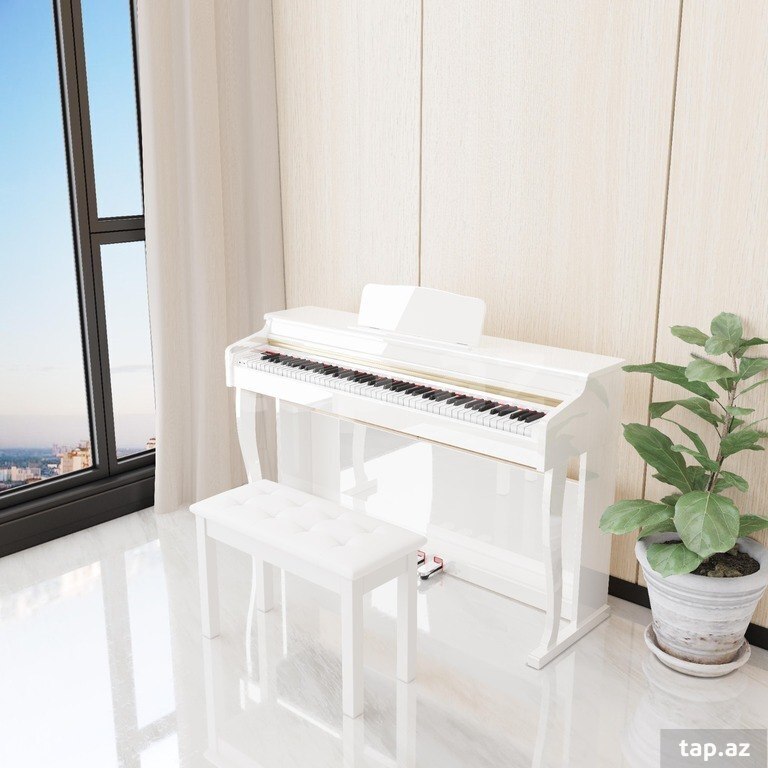 Elektro piano "Allegro, AG - F100 POLISH - White" (2)