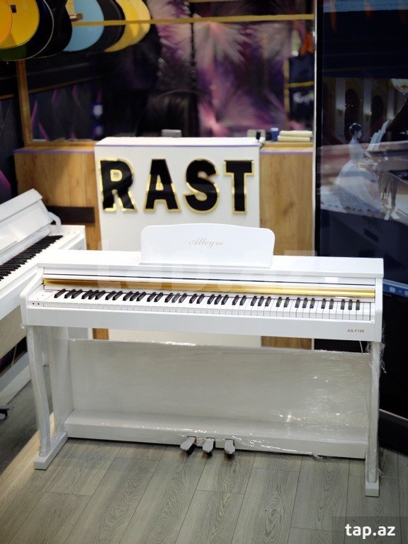 Elektro piano "Allegro, AG - F100 POLISH - White" (4)