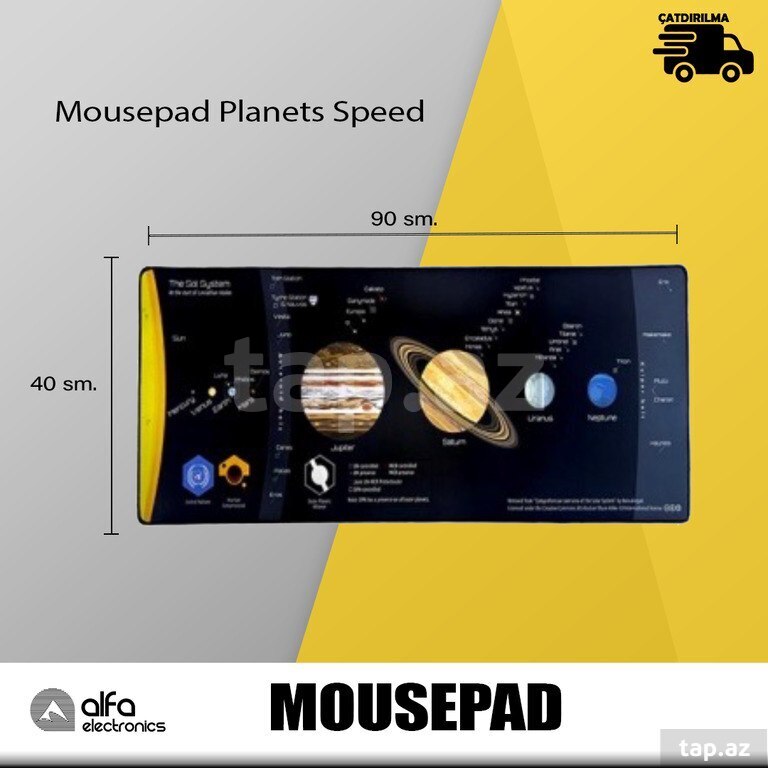  Mousepad Planets Speed 