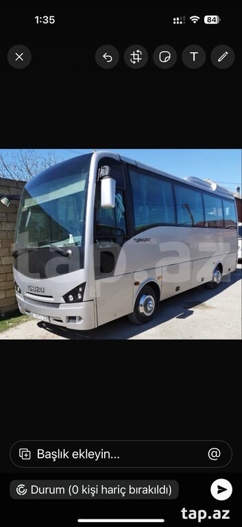 "İsuzu" avtobus sifarişi